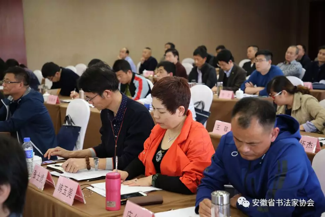 省书协召开第六届理事会第二次会议暨首期省书协会员培训班(图11)
