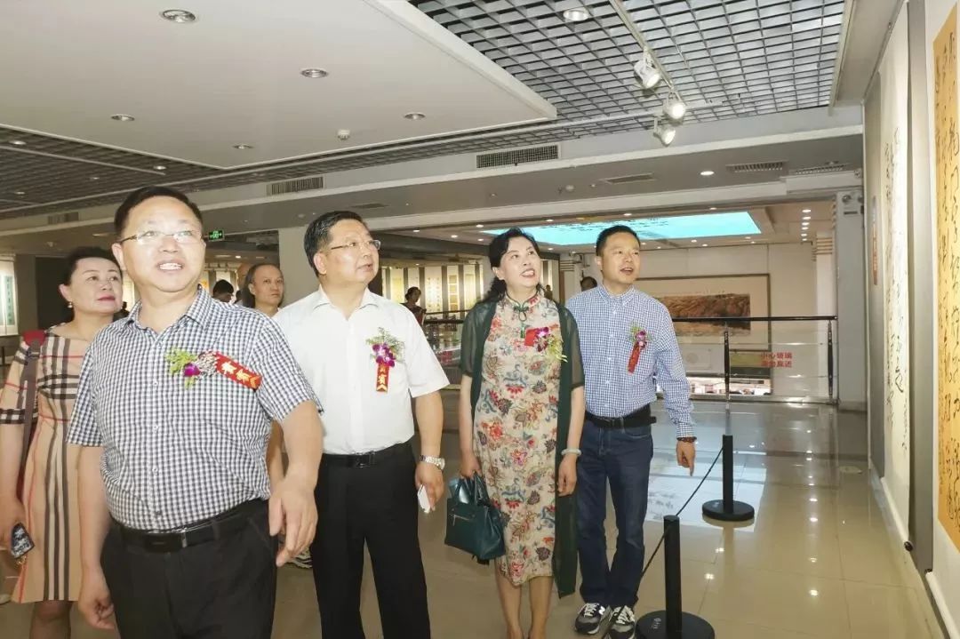 “秦韵徽风”——西安·合肥两市书法交流展在西安亮宝楼开幕(图8)