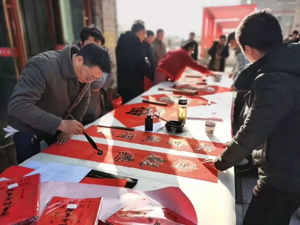 全省书法界深入开展2020“我们的中国梦”——文化进万家、暨“同心同书·祖国新春好”送万福进万家活动(图29)