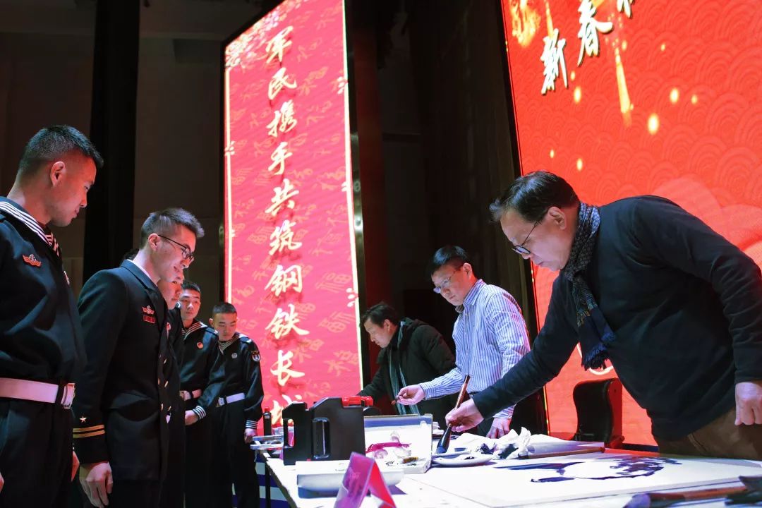 2020年“我们的中国梦”—文化进万家暨送“文化年货”系列活动｜省文联文艺志愿服务书画小分队走进军营(图8)