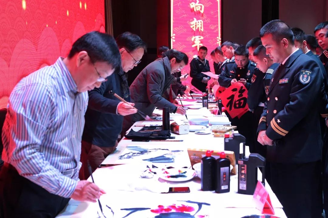 2020年“我们的中国梦”—文化进万家暨送“文化年货”系列活动｜省文联文艺志愿服务书画小分队走进军营(图10)