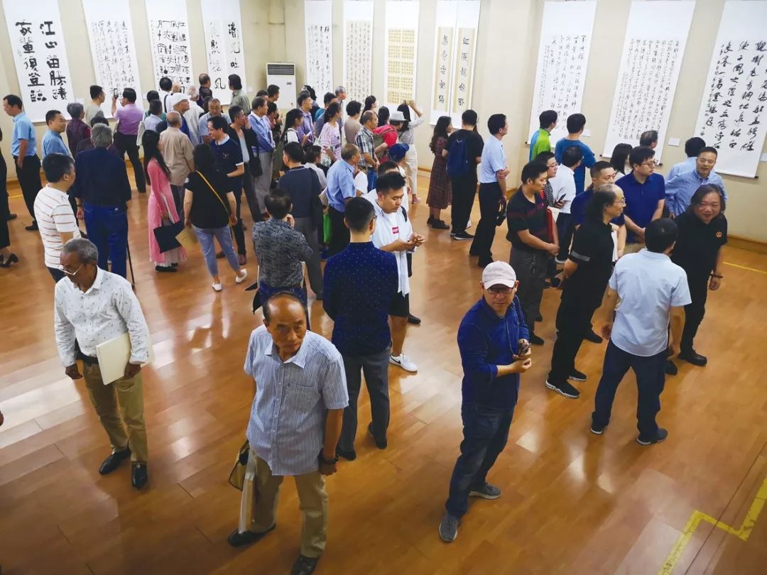“庆祝中华人民共和国成立70周年——合肥市第六届书法大展”在亚明艺术馆开幕(图9)