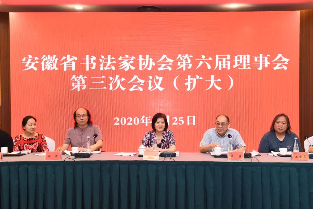深入学习贯彻安徽省文联第七次文代会精神 | 省书协六届三次理事会（扩大）会议在合肥召开(图4)