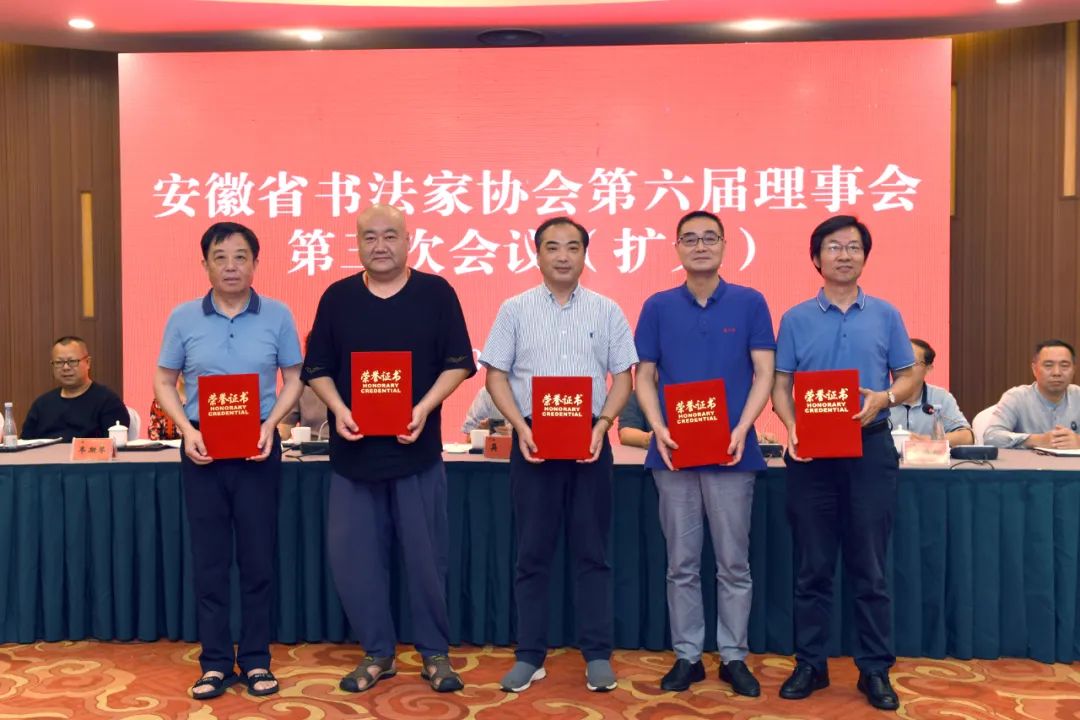 深入学习贯彻安徽省文联第七次文代会精神 | 省书协六届三次理事会（扩大）会议在合肥召开(图10)