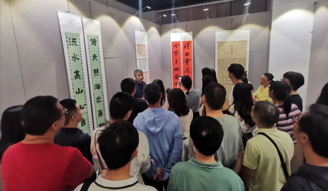 雏凤声清——蚌埠市书法重点人才班成果展在市文艺中心开幕(图10)