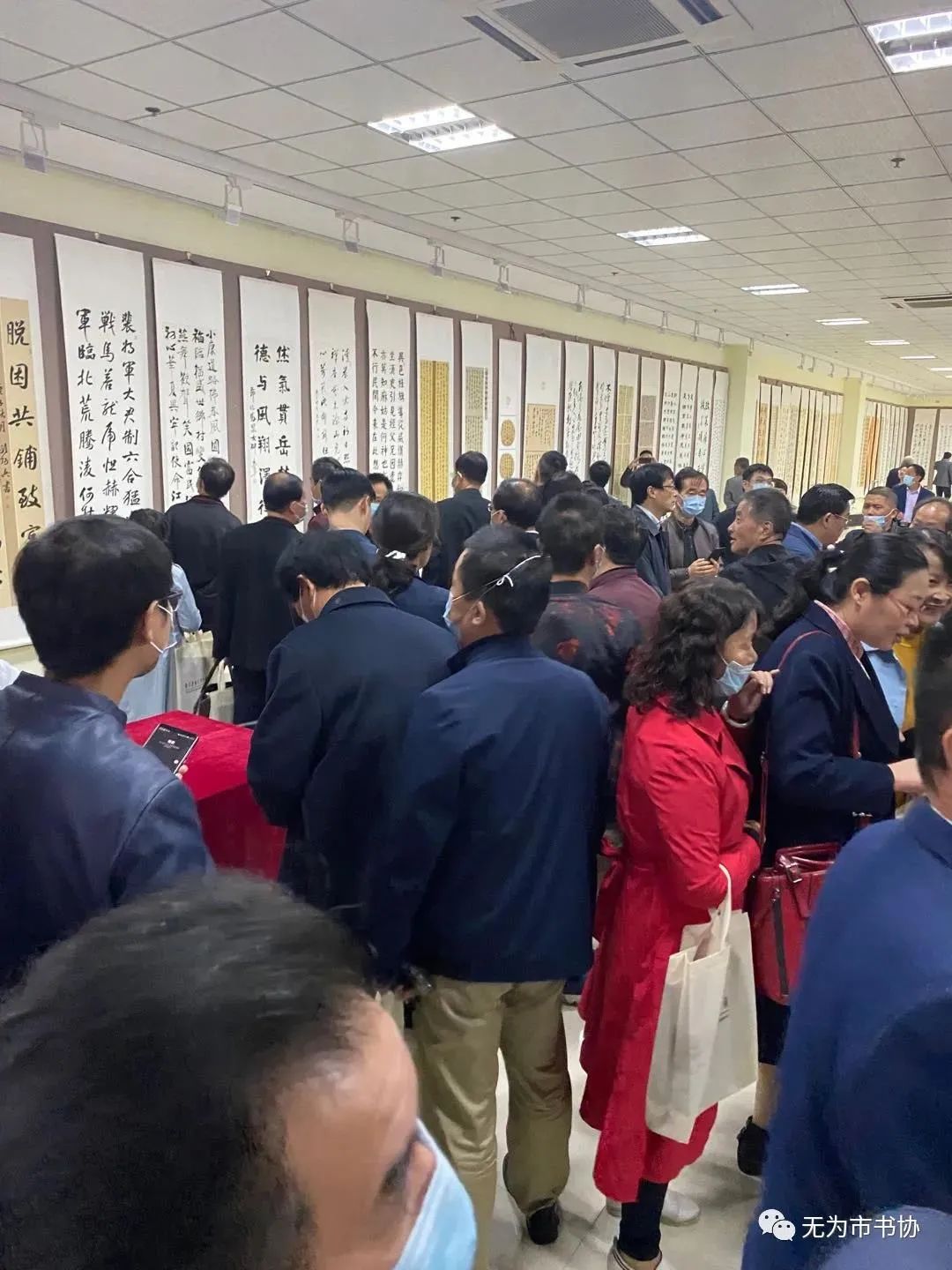 笔墨传承经典 携手共奔小康——无为市第二届临摹与创作书法作品展在无为市图书馆举办(图2)