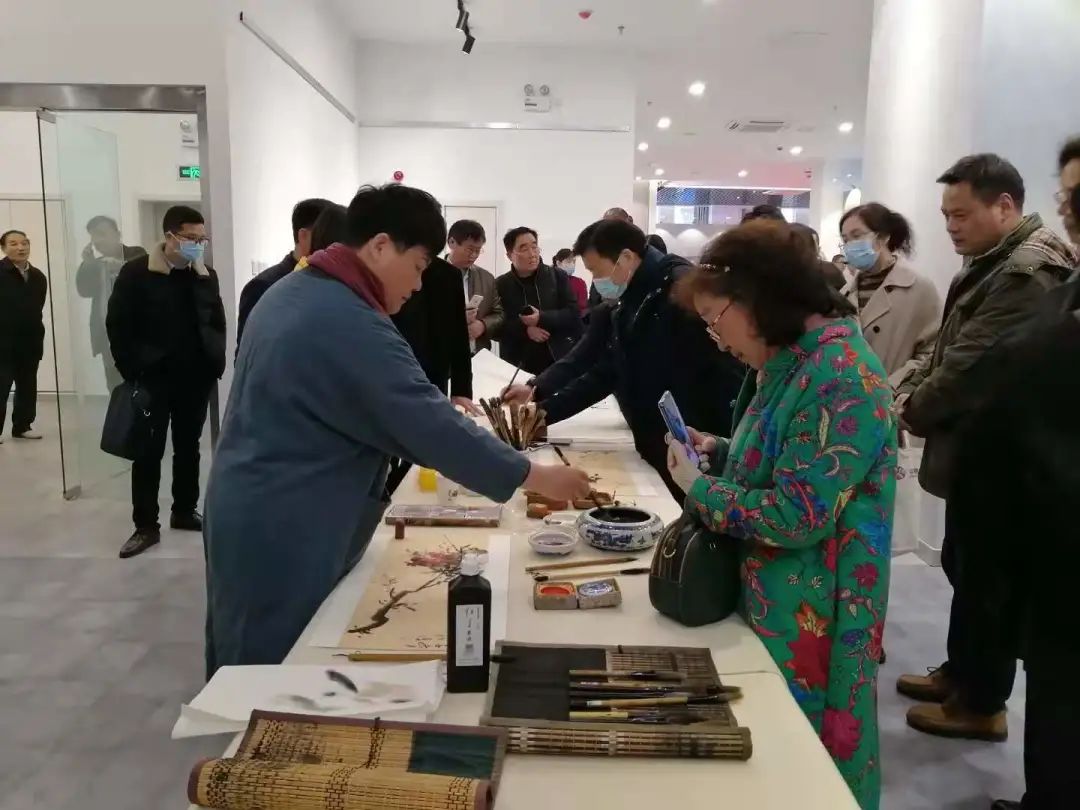 传承红色文化 携手共迎小康｜苏皖两省六市书画展在蚌埠开幕(图7)