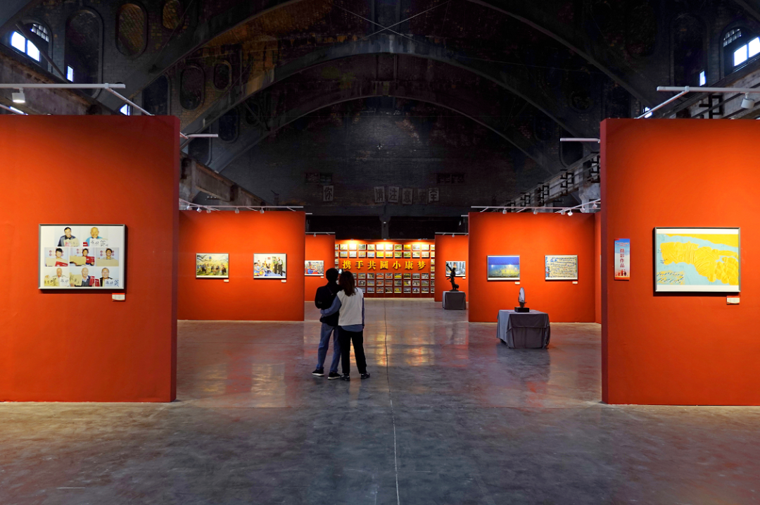 “携手共圆小康梦”书画摄影展在合肥开幕(图18)